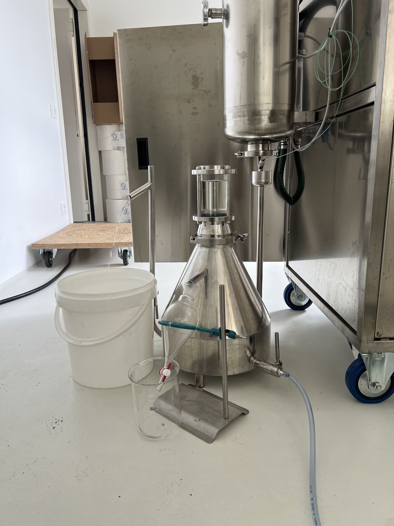 Separazione dell'olio essenziale