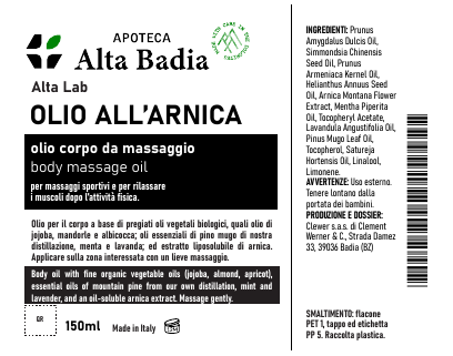 Olio all'Arnica